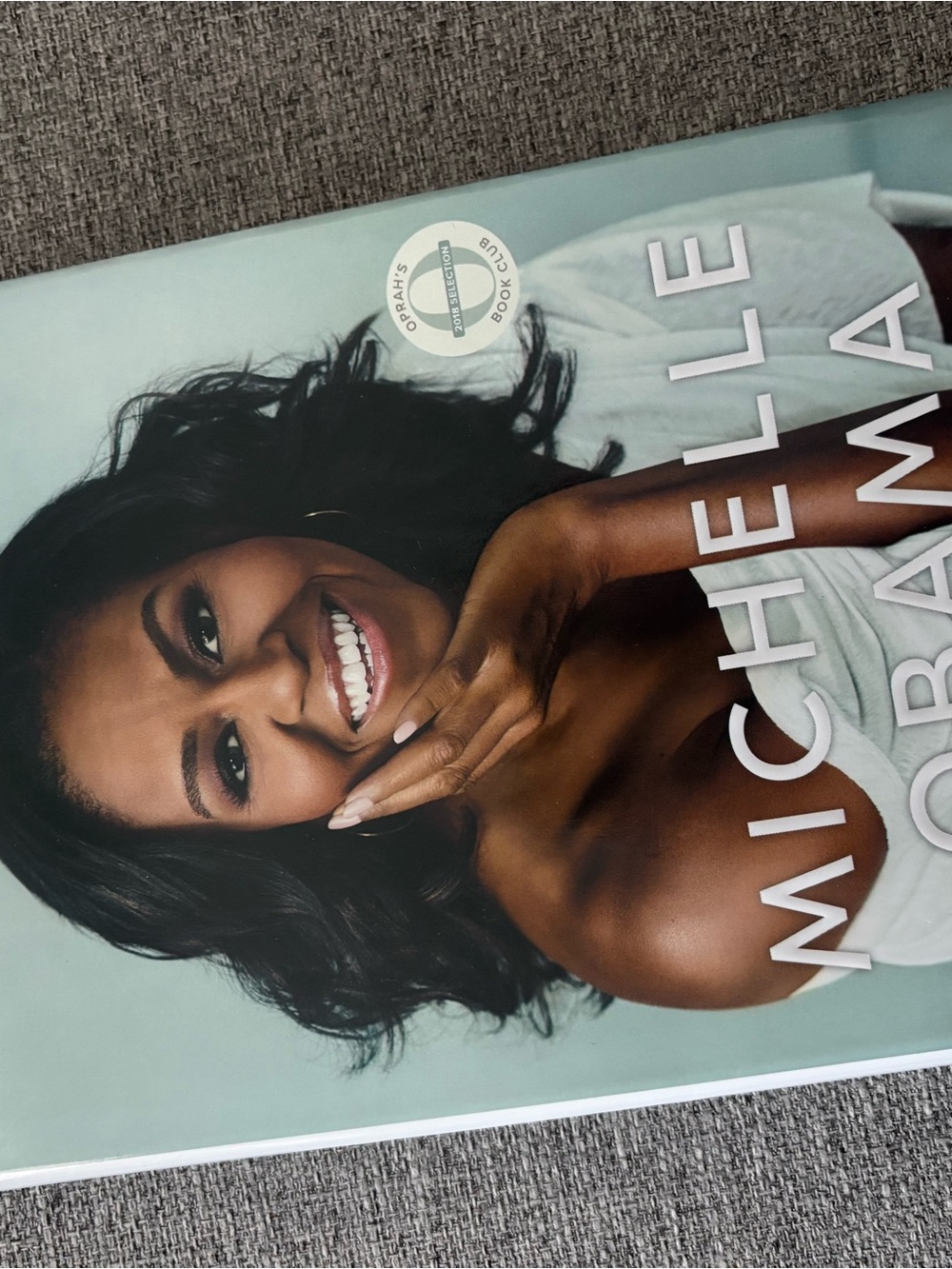 Becoming by Michelle Obama - Mint Green Cover